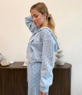 Зипка из двунитки принт в горошек AUR-227.3A760