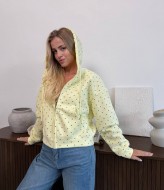 Зипка из двунитки принт в горошек AUR-227.3A760