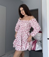 Очаровательное платье с открытыми плечами MIK-2366A250