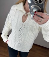 Свитер с воротником ON-02A500