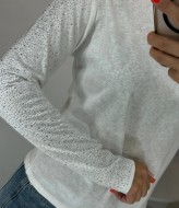 Лонгслив со стразами  LEG-304A13