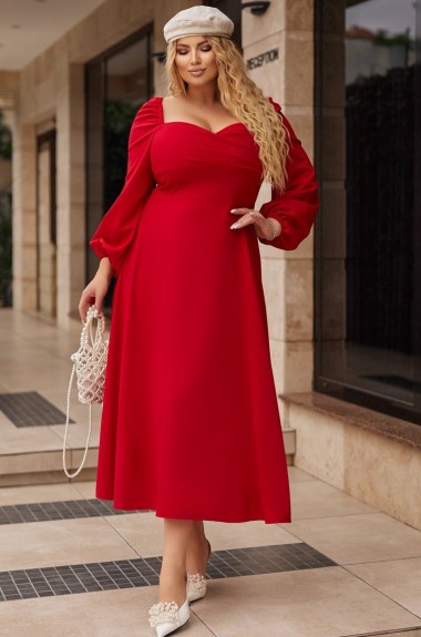 Классическое платье миди EY-479A18B22 Классическое платье миди EY-479A18B22