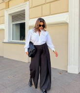 Брюки с имитацией запаха CUR-1021A300