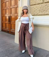 Брюки с имитацией запаха CUR-1021A300