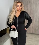 Платье на молнии спереди  RED-rs116A600