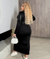 Платье на молнии спереди  RED-rs116A600