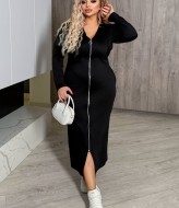 Платье на молнии спереди  RED-rs116A600