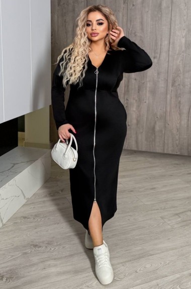 Платье на молнии спереди  RED-rs116A600