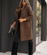 Пальто букле барашек  DOL-400A850 Пальто букле барашек  DOL-400A850