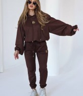 Замшевый костюм DOL-389A790