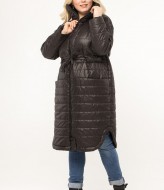 Женское демисезонное пальто из плащевки  OZM-M39A430