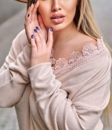 Свитер с кружевом EY-591.1A15