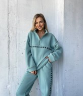 Спортивный женский костюм на флисе  ANA-1631A12