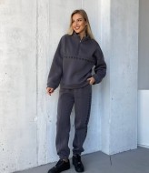 Спортивный женский костюм на флисе  ANA-1631A12