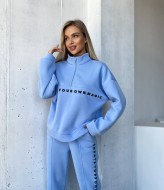Спортивный женский костюм на флисе  ANA-1631A12