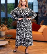 Платье трикотажное длинное EY-642A20B23