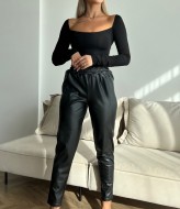 Штаны с эко кожи EO-1093A420