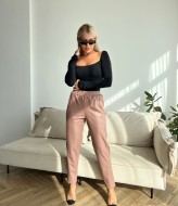 Штаны с эко кожи EO-1093A420