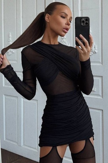 Платье сетка SAP-114A500