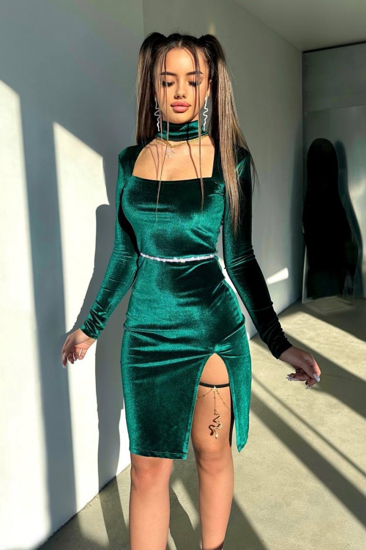 Оксамитова сукня YLM-612A480