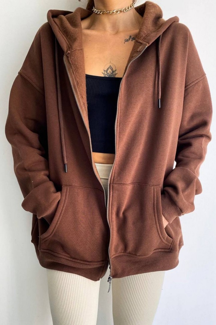 Трикотажная кофта на флисе DMP-A052A260