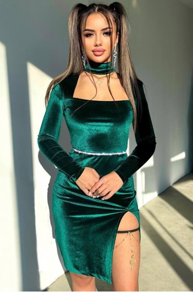 Оксамитова сукня YLM-612A480 Оксамитова сукня YLM-612A480