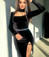 Оксамитова сукня YLM-612A480