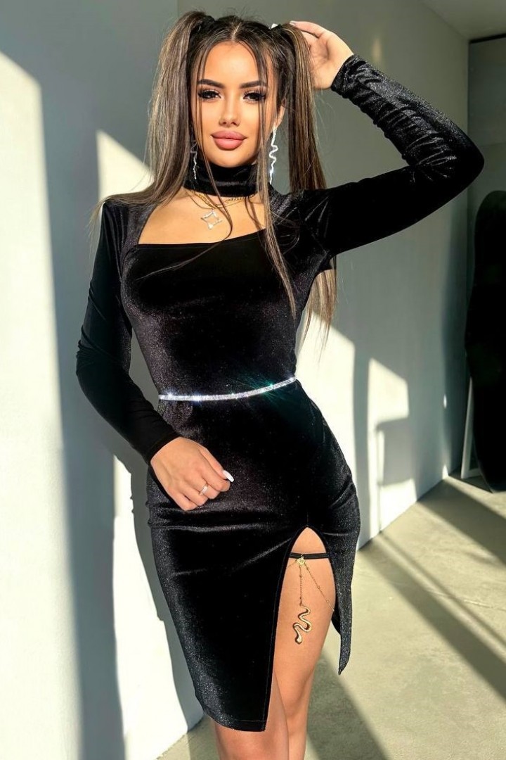 Оксамитова сукня YLM-612A480