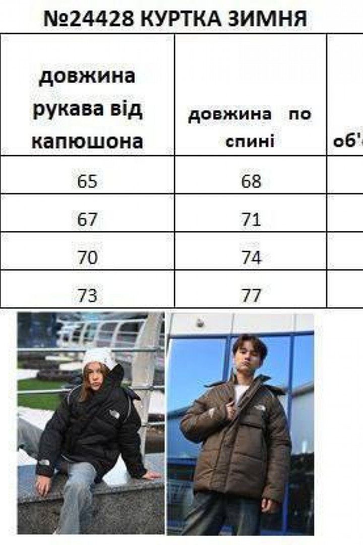 Теплая зимняя куртка EV-24428A1300