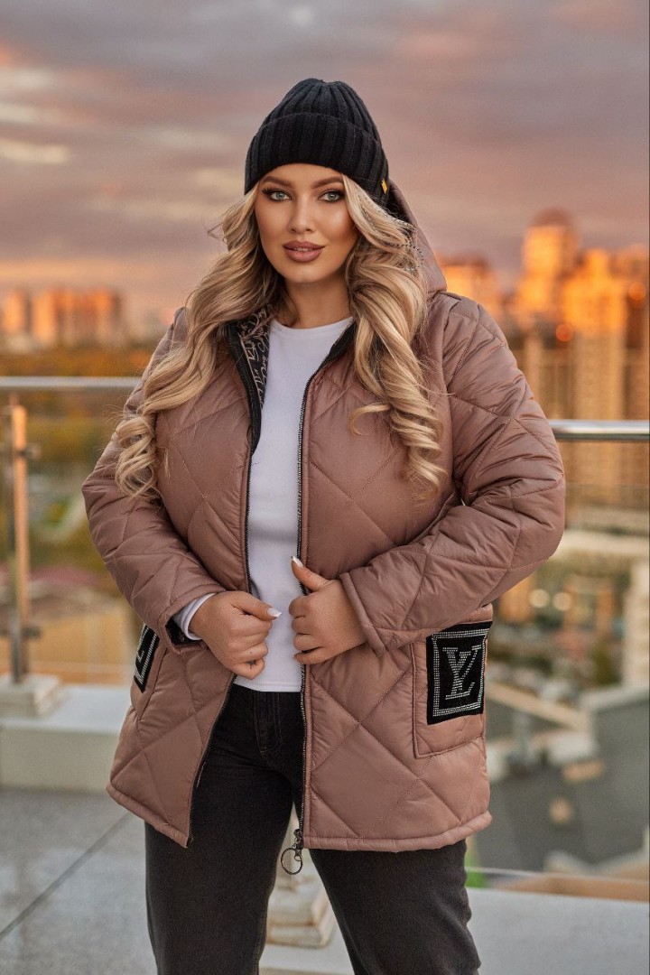 Женская зимняя куртка большого размера  LSH-711A22.5