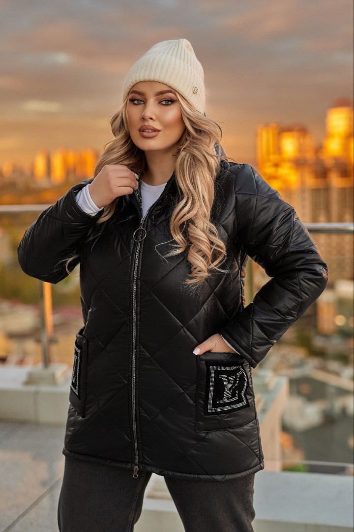 Женская зимняя куртка большого размера  LSH-711A22.5