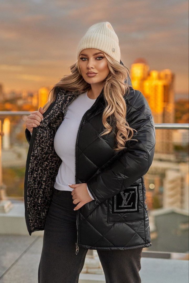 Женская зимняя куртка большого размера  LSH-711A22.5