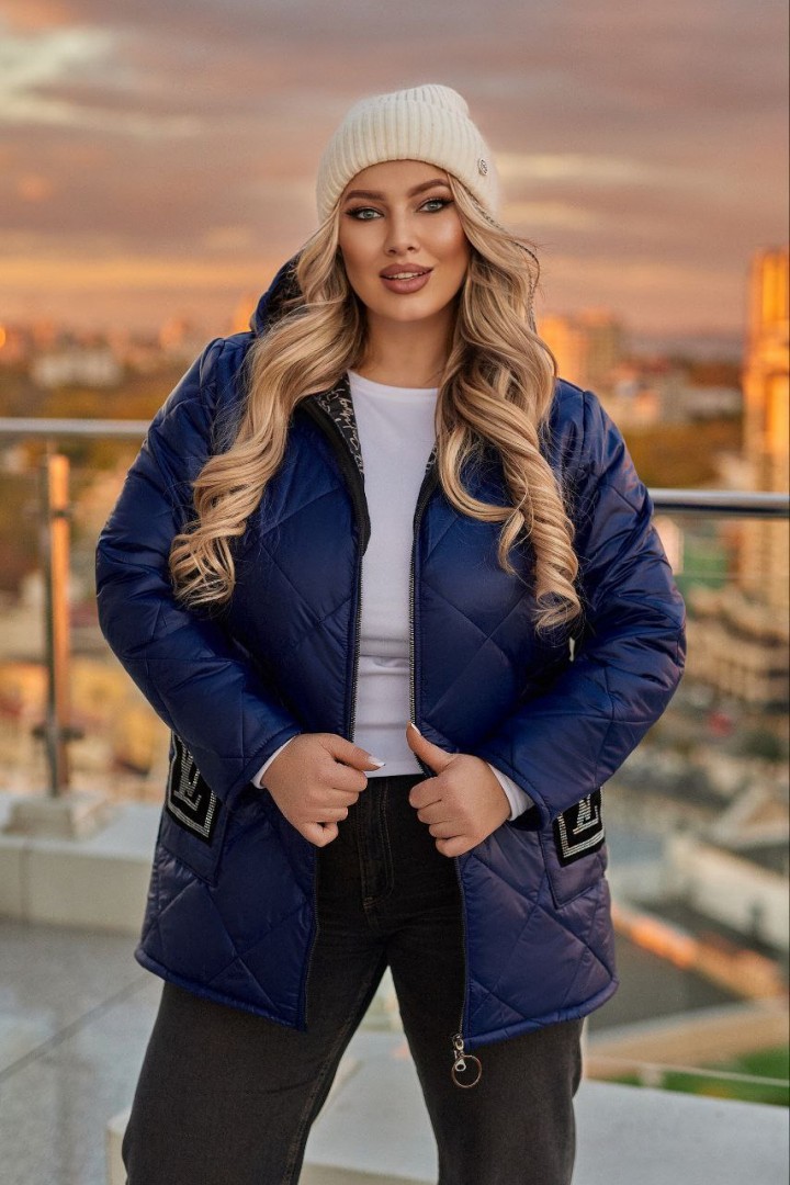 Женская зимняя куртка большого размера  LSH-711A22.5