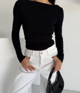 Лонгслив женский с вырезом DMP-A7175A190