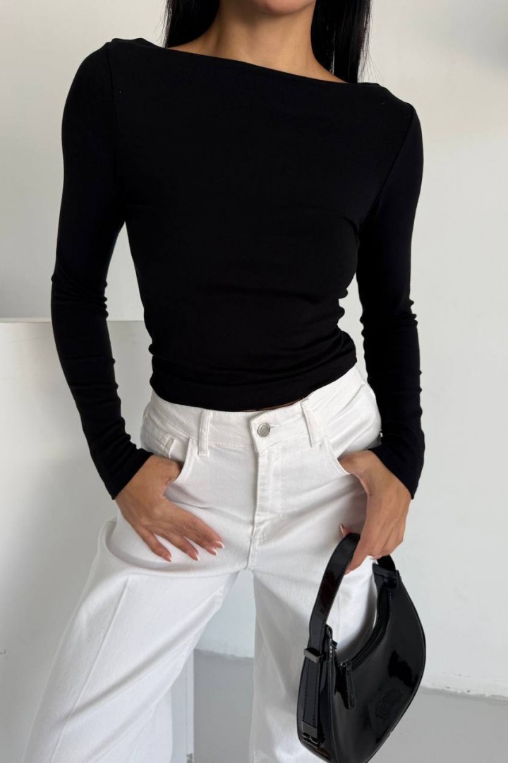 Лонгслив женский с вырезом DMP-A7175A190