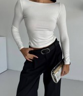 Лонгслив женский с вырезом DMP-A7175A190