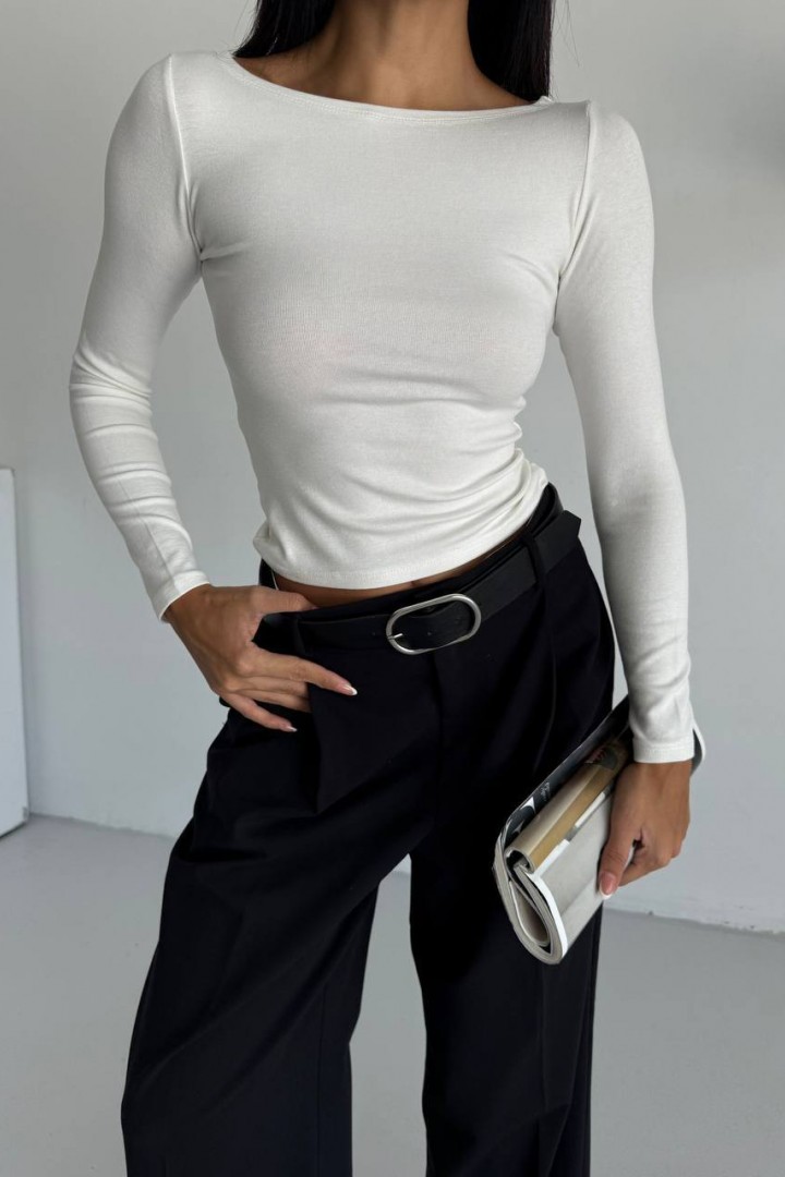 Лонгслив женский с вырезом DMP-A7175A190