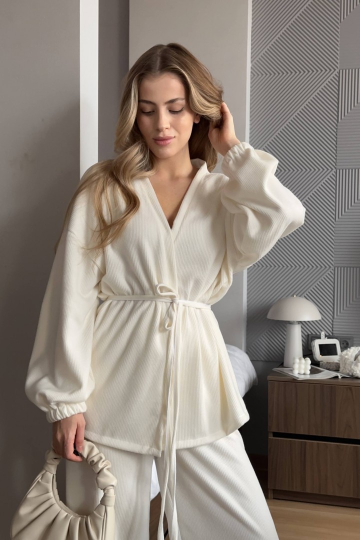 Ангоровый брючный костюм NK-637A820