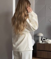 Ангоровый брючный костюм NK-637A820