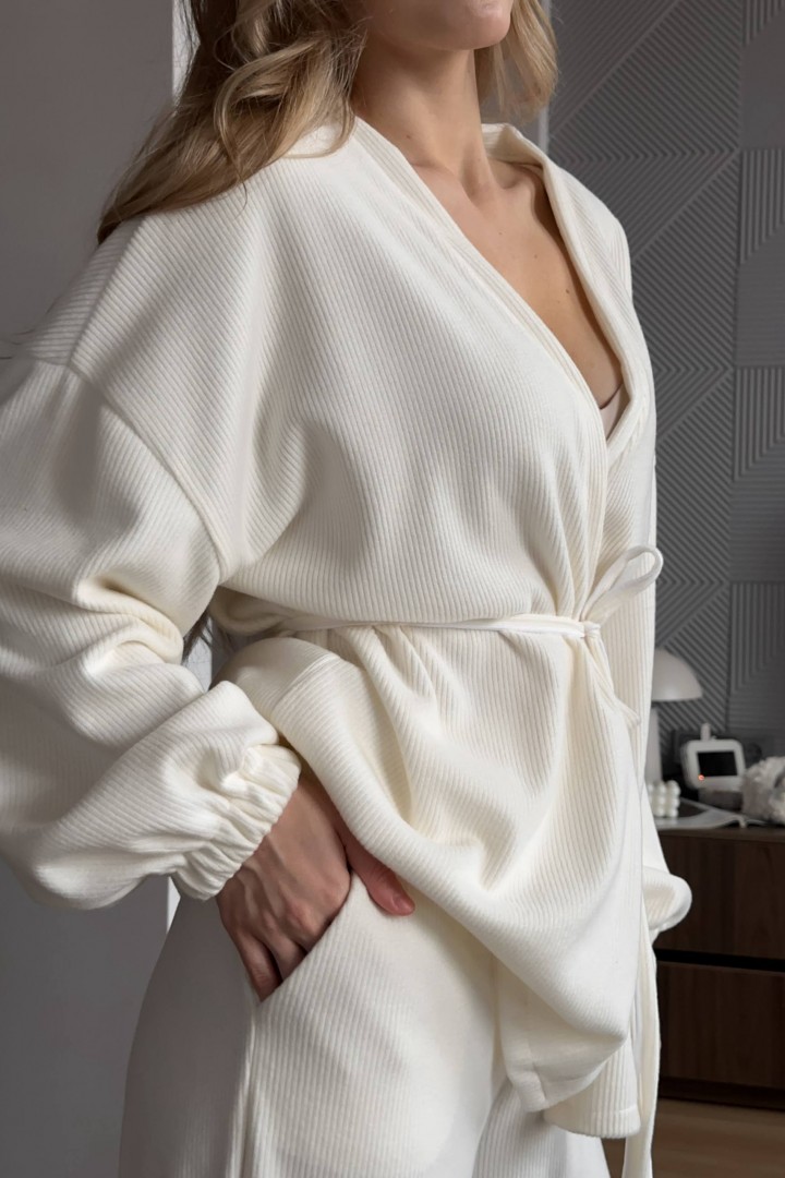 Ангоровый брючный костюм NK-637A820