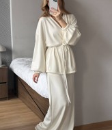 Ангоровый брючный костюм NK-637A820