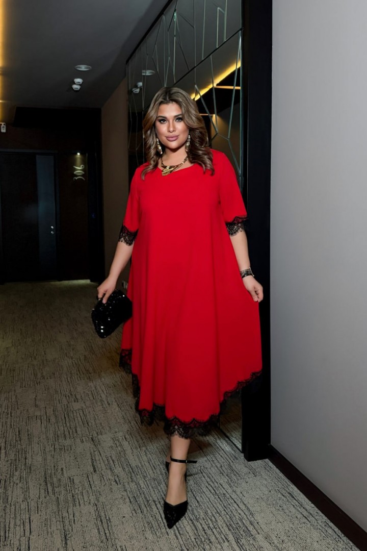 Нарядное платье свободного кроя  NF-3812A600