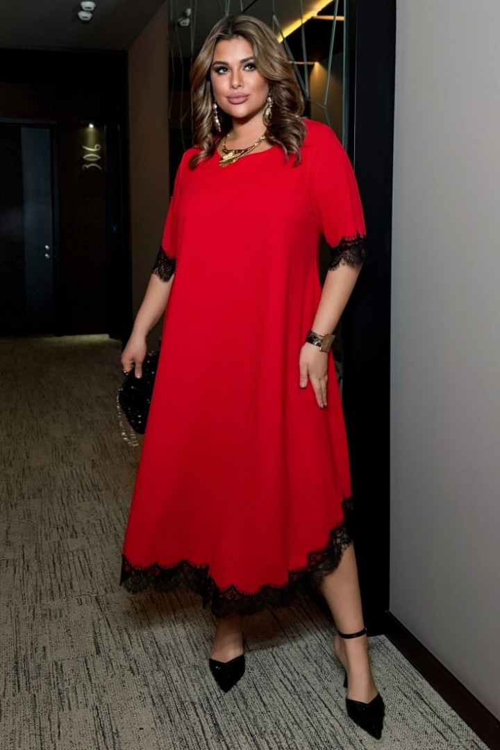 Нарядное платье свободного кроя  NF-3812A600