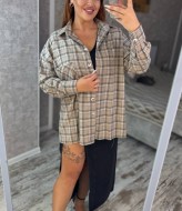 Рубашка в клетку DAM-266A500