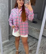 Рубашка в клетку DAM-266A500