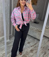 Рубашка в клетку DAM-266A500