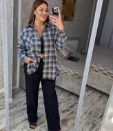 Рубашка в клетку DAM-266A500