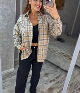 Рубашка в клетку DAM-266A500