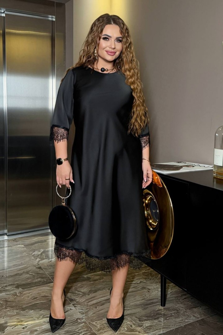 Шелковое платье BEL-6077A18