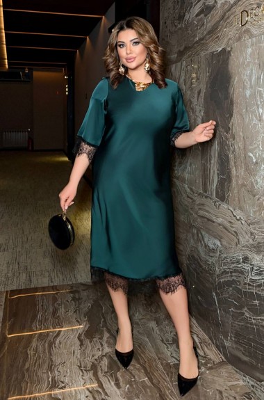 Шелковое платье BEL-6077A18